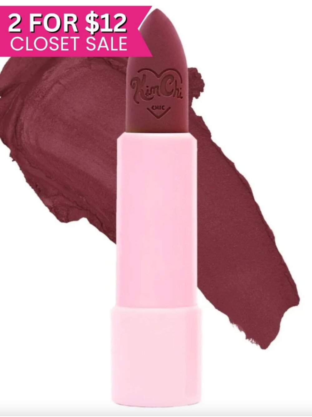 Red Lipstick Wine Burgundy KimChi Chic Marshmallow Butter Lippie Hi Friends